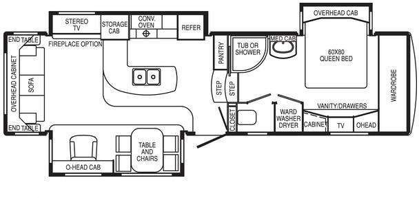 2010 DRV 32TK3 Floorplan